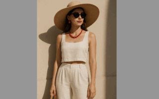 Août rime avec chaleur, liberté et instants de détente. Le look du jour mise sur la fraîcheur.