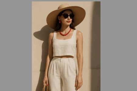 Août rime avec chaleur, liberté et instants de détente. Le look du jour mise sur la fraîcheur.